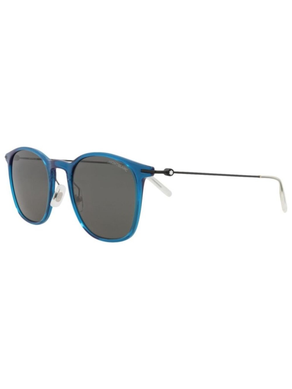 New Montblanc Mens Round/Oval Light Blue Black Grey Fashion Designer Sunglasses